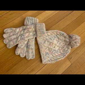 GAP knit hat and glove set